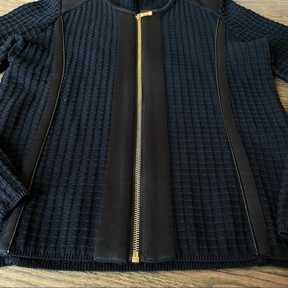 High quality Calvin Klein black full zip up jacket cardigan medium - Picture 6 of 14